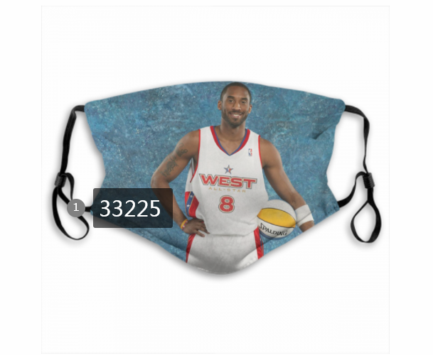 2021 NBA Los Angeles Lakers #24 kobe bryant 33225 Dust mask with filter